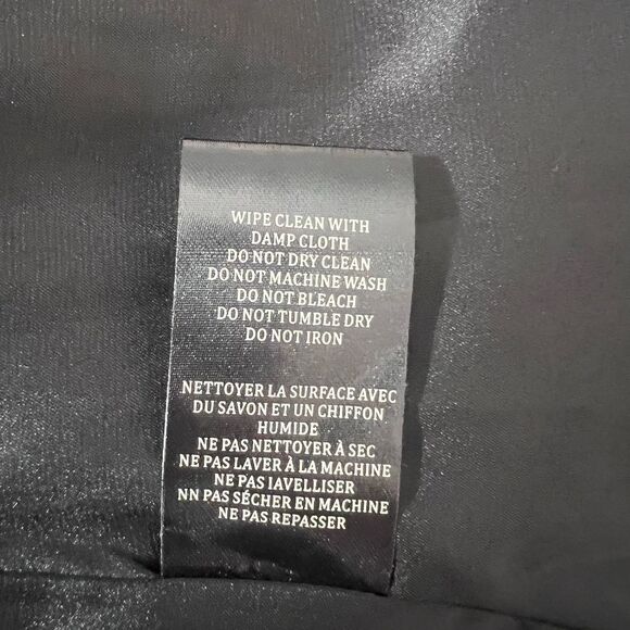 Blank nyc nwt black faux leather moto asymmetric zipper jacket size xs - Picture 10 of 11